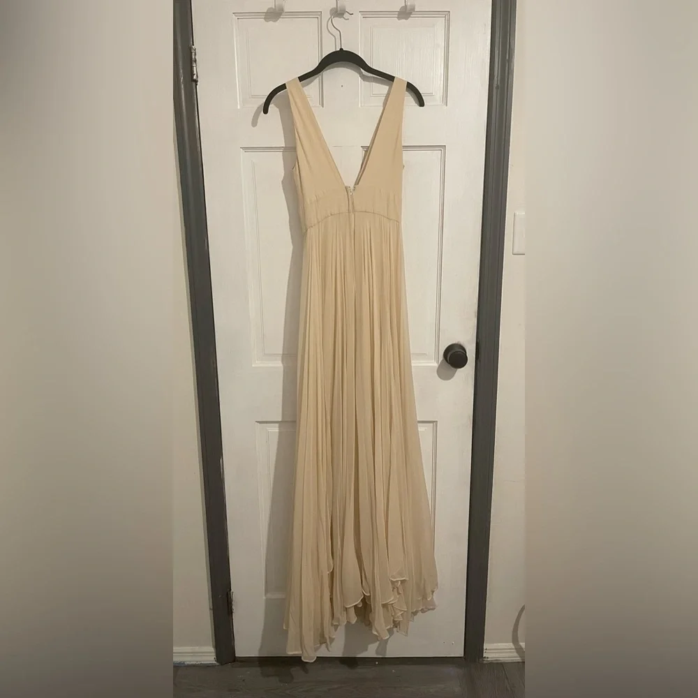 Shareen Bridal Silk Chiffon Dress - Picture 2 of 2